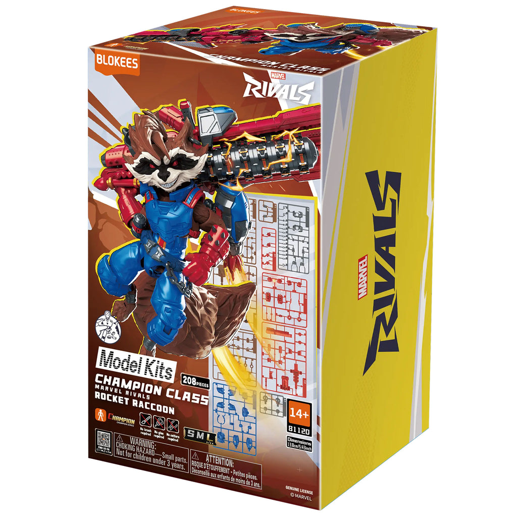 Blokees - Marvel Rivals: Champion Class 08 Rocket Raccoon Model