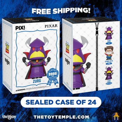 Thrilljoy PIX! Zurg Pixar Toy Story LE 9999 (Sealed Case of 24