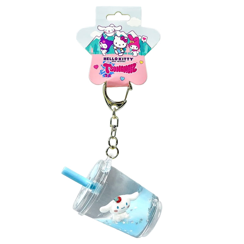 Hello Kitty Tsunameez Acrylic Keychain Boba Tea - Cinnamoroll