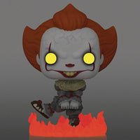 Funko POP! Pennywise (Dancing) Movie: IT #1437 [Glow Chase] [Specialty Series] (Common and Chase Bundle)