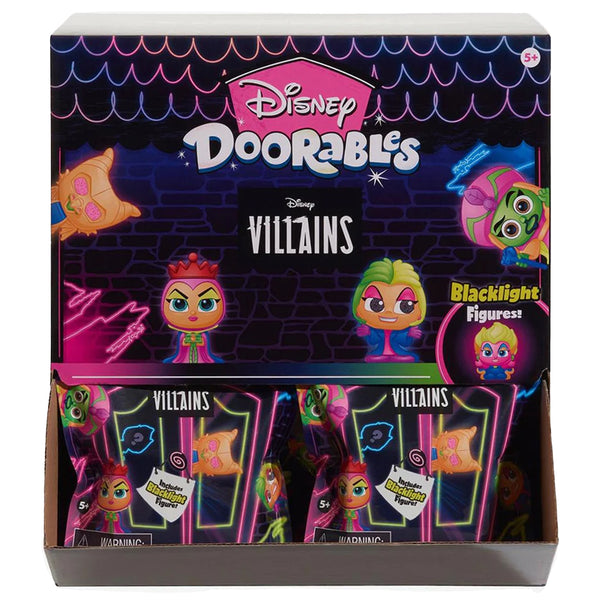 Disney Doorables Villain Collection Peek, Includes 12 Exclusive Mini  Figures, Styles May Vary, Officially Licensed Kids Toys for Ages 5 Up