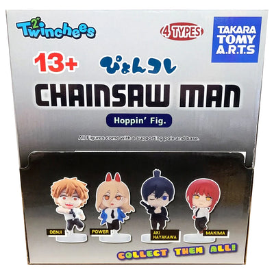 Twinchees Chainsaw Man Hoppin' Character Blind Figure (Sealed Box of 24)