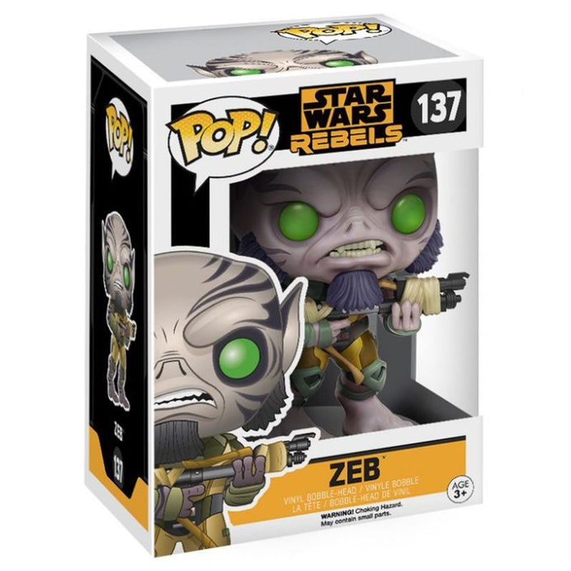 Funko POP! Zeb Star Wars Rebels #137 [Vaulted] | Toy Temple