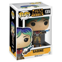 Funko POP! Sabine Unmasked Star Wars Rebels #135 [Vaulted]