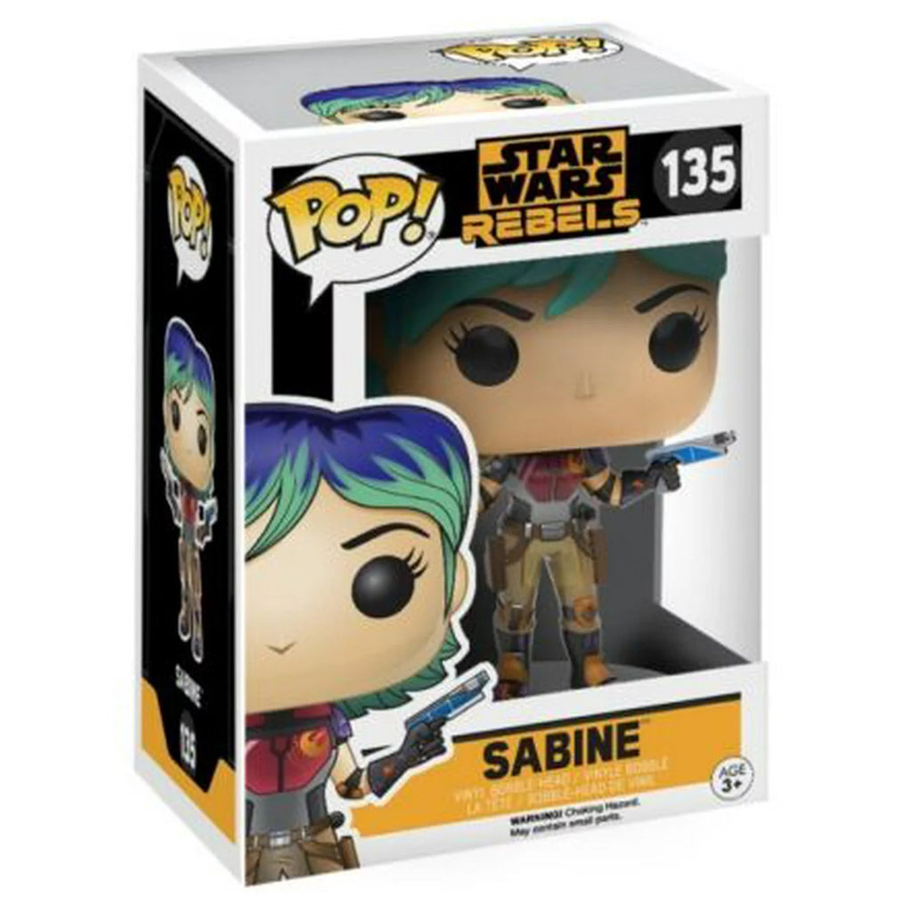 Funko POP! Sabine Unmasked Star Wars Rebels #135 [Vaulted]