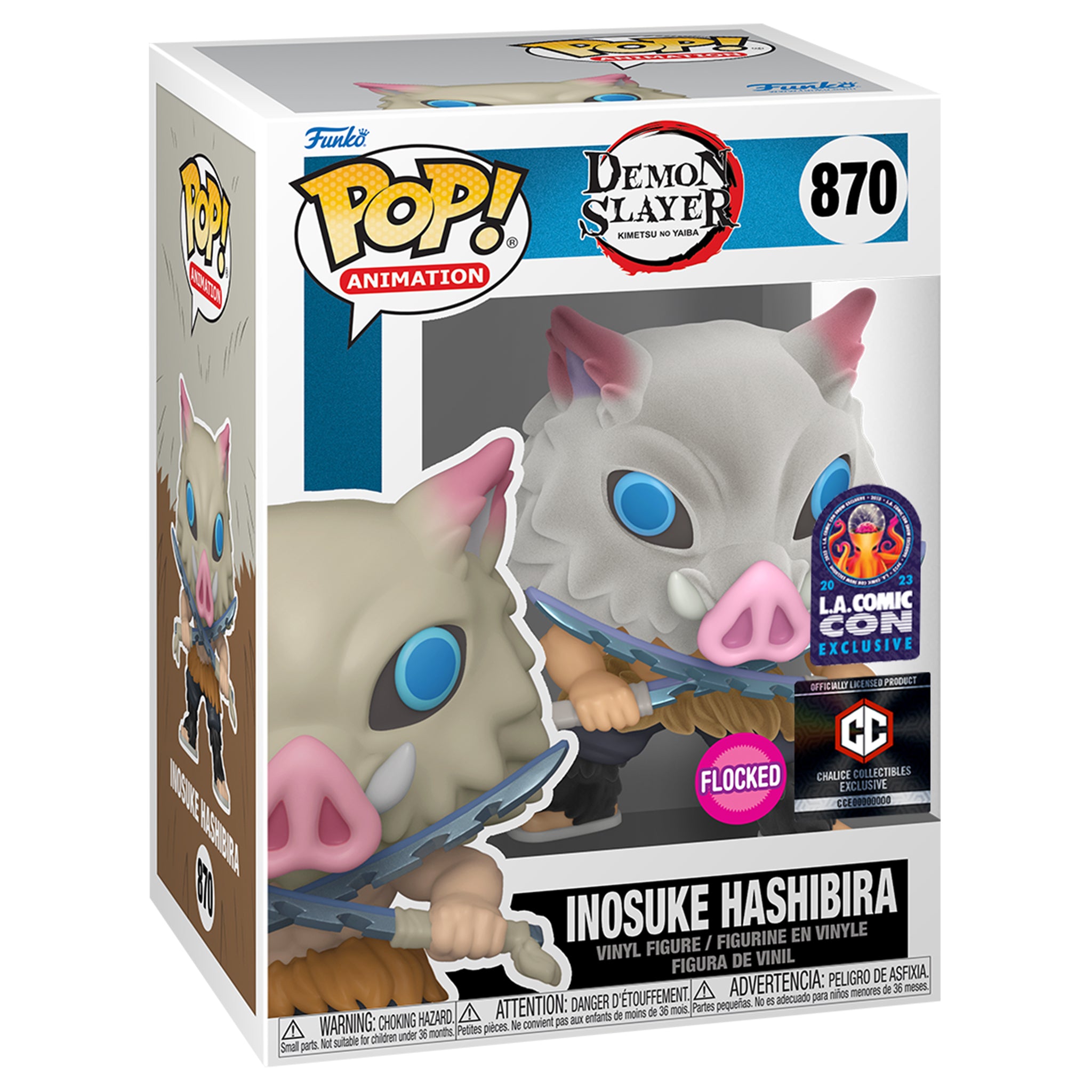 Funko Inosuke Flocked Exclusivo Chalice Demon Slayer | Meses sin interés