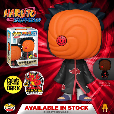 Funko POP! Madara Uchiha Naruto Shippuden #1278 GITD [Dragons Trading Exclusive]