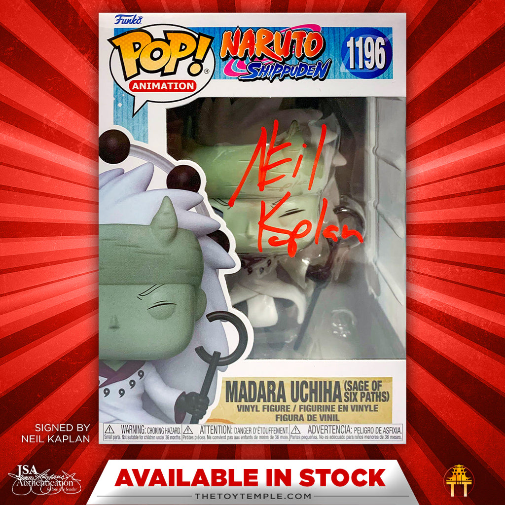Funko POP! Madara Uchiha (Sage of Six Paths) Naruto Shippuden #1196 [Autographed]