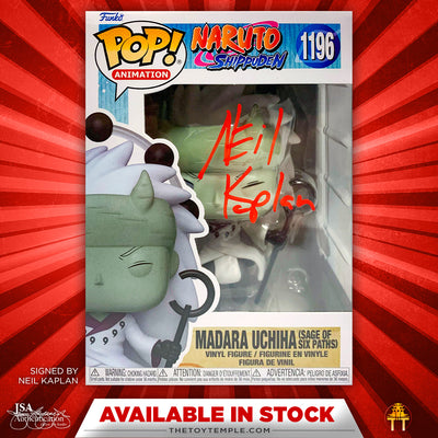 Funko POP! Madara Uchiha (Sage of Six Paths) Naruto Shippuden #1196 [Autographed]