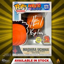 Funko POP! Madara Uchiha Naruto Shippuden #1278 [GITD] [Dragons Trading Exclusive] [Autographed]