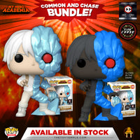Funko POP! Shoto Todoroki (Ice) My Hero Academia #1258 [Common and Chase Bundle]