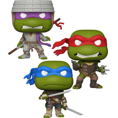 Funko POP! Set of 3 Raphael Leonardo Danatello The Last Ronin TMNT
