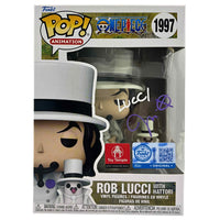 Funko POP! Rob Lucci with Hattori One Piece #1997 [Toy Temple Event Exclusive] [Special Edition] [Autographed]