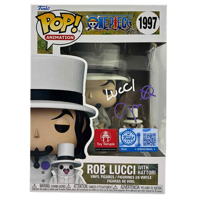 Funko POP! Rob Lucci with Hattori One Piece #1997 [Toy Temple Event Exclusive] [Special Edition] [Autographed]