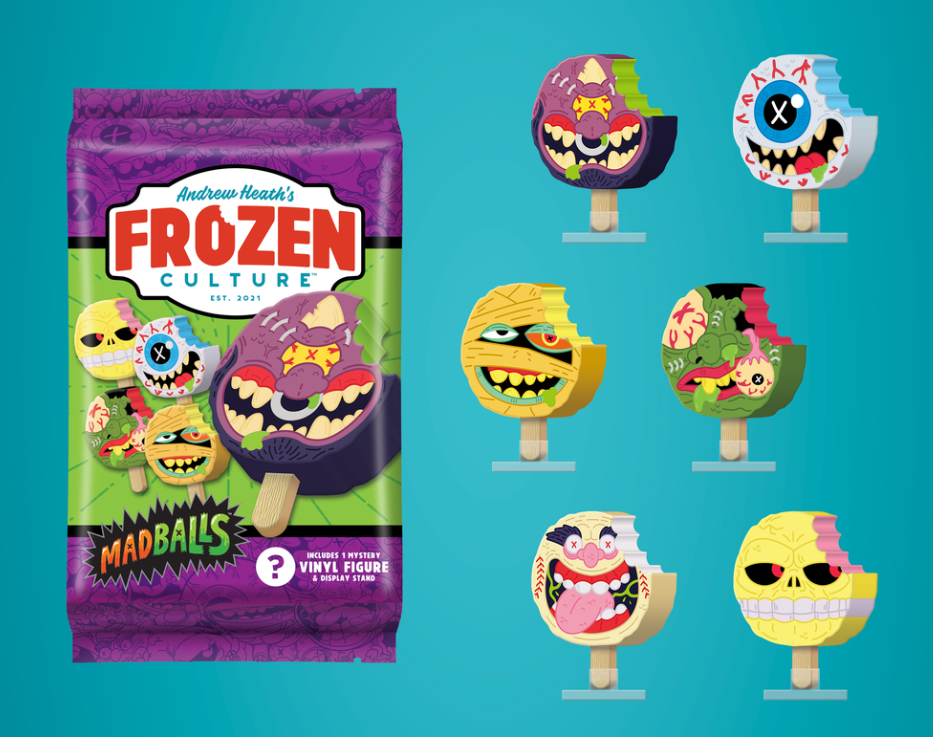 FROZEN CULTURE X MADBALLS MYSTERY VINYL FIGURE Toy Temple