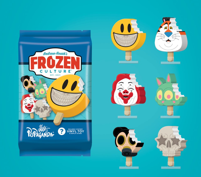 FROZEN CULTURE X RON ENGLISH MYSTERY VINYL FIGURE Toy Temple