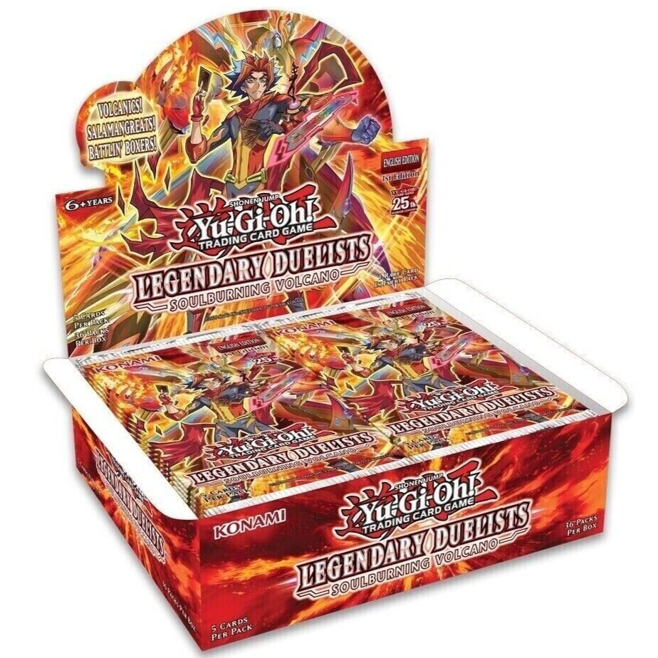 YU-GI-OH! LEGENDARY DUELISTS: SOULBURNING VOLCANO BOOSTER BOX YU-GI-OH! LEGENDARY DUELISTS: SOULBURNING VOLCANO BOOSTER BOX
