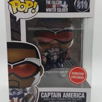 FUNKO POP! Captain America The Falcon Winter Soldier (Gamestop Exclusive) #819