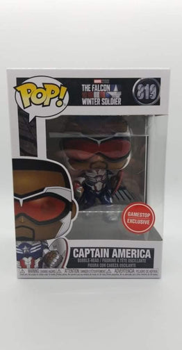 FUNKO POP! Captain America The Falcon Winter Soldier (Gamestop Exclusive) #819