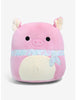 8" Squishmallow Hettie the pink pig with Scarf