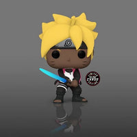 Funko POP! Boruto with Chakra Blade #1383 [AAA Anime] Common and Chase Bundle