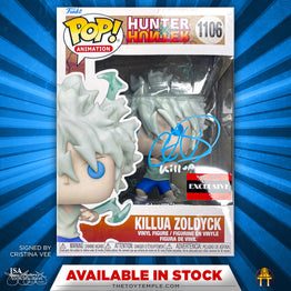 Funko POP! Killua God Speed Hunter X Hunter #1106 [AAA Anime] (Autographed)