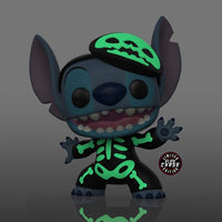 Funko POP! Skeleton Stitch Disney Lilo & Stitch #1234 [Entertainment Earth] (Common and Chase Bundle)
