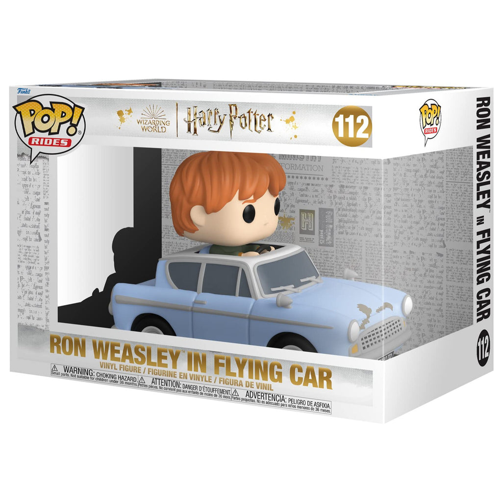 Funko POP Rides! Ron Weasley in Flying Car Harry Potter #112