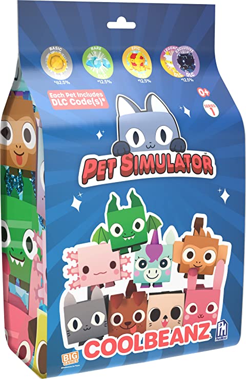 Pet Simulator X Mystery Pet Collector Clip Blind Bag Dog Toy No