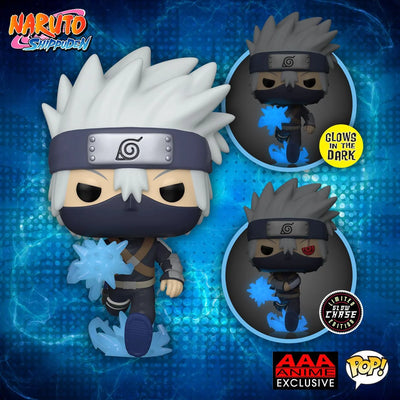 Funko POP! Young Kakashi Hatake Naruto Shippuden #1199 [AAA Anime Common and Chase Bundle]