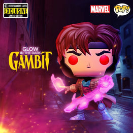 Funko POP! Gambit Marvel X-Men #553 Glow in the Dark [Entertainment Earth]