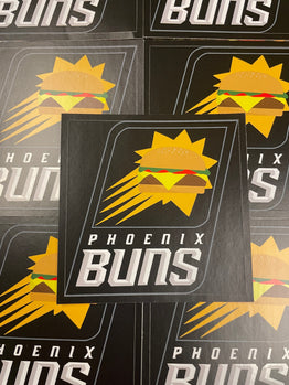 Phoenix Buns 3" Gloss Sticker