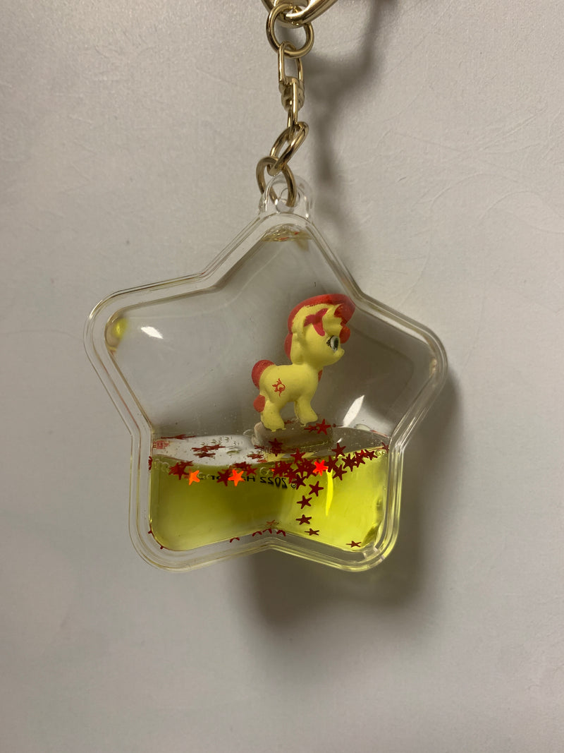 シークレット Sunset Shimmer ダイヤカスタム 現品一点 My Little Pony Tsunameez Acrylic Keychain Figure Charm - Sunset