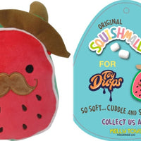 Squishmallow 7" Arturo the Watermelon with Sombrero and Mustache Super Soft Mochi Squishy Plush Toy