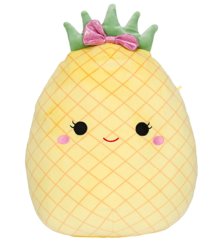 7" Squishmallow Food Mix Lulu the Pineapple with Bow