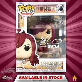 Funko POP! Erza Scarlet Fairytail #1046 [Autographed]