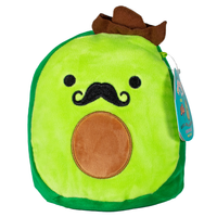 Squishmallow 7" Austin the Avocado Cowboy with Mustache Super Soft Mochi Squishy Plush Toy