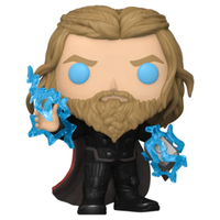 Funko POP! Thor Marvel Avengers Endgame #1117 (Common and Chase Bundle) [GITD] [Chalice Collectibles]