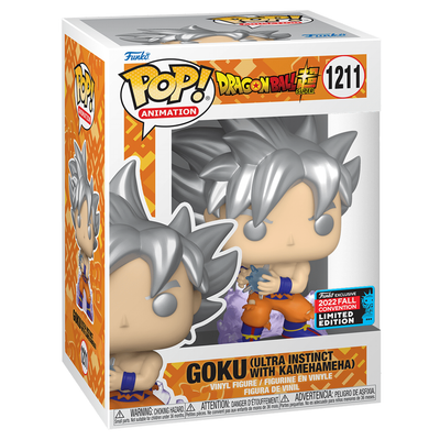 Funko POP! Goku (Ultra Instinct with Kamehameha) Dragon Ball Super #1211 [NYCC Shared Exclusive]