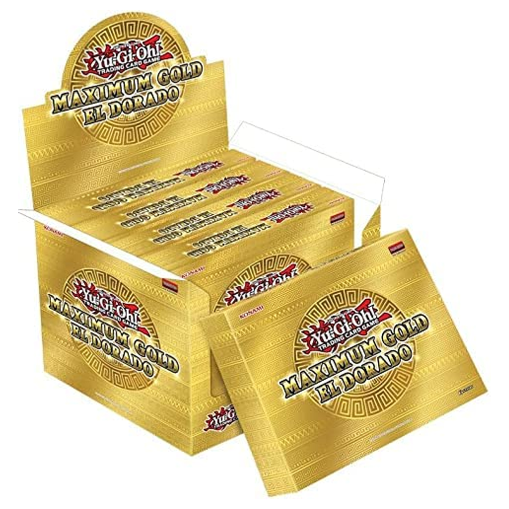 Yu-Gi-Oh! TCG: Maximum Gold El Dorado Sealed Display of 5 Boxes Yu-Gi-Oh! TCG: Maximum Gold El Dorado Sealed Display of 5 Boxes