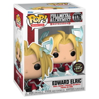 2x Funko POP! Edward Elric Fullmetal Alchemist #1176 [GITD] [Common and Chase Bundle]