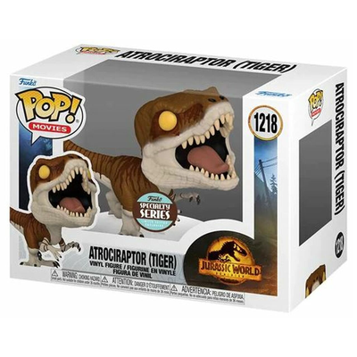 Funko POP! Atrociraptor (Tiger) Jurassic World: Dominion #1218 [Specialty Series]