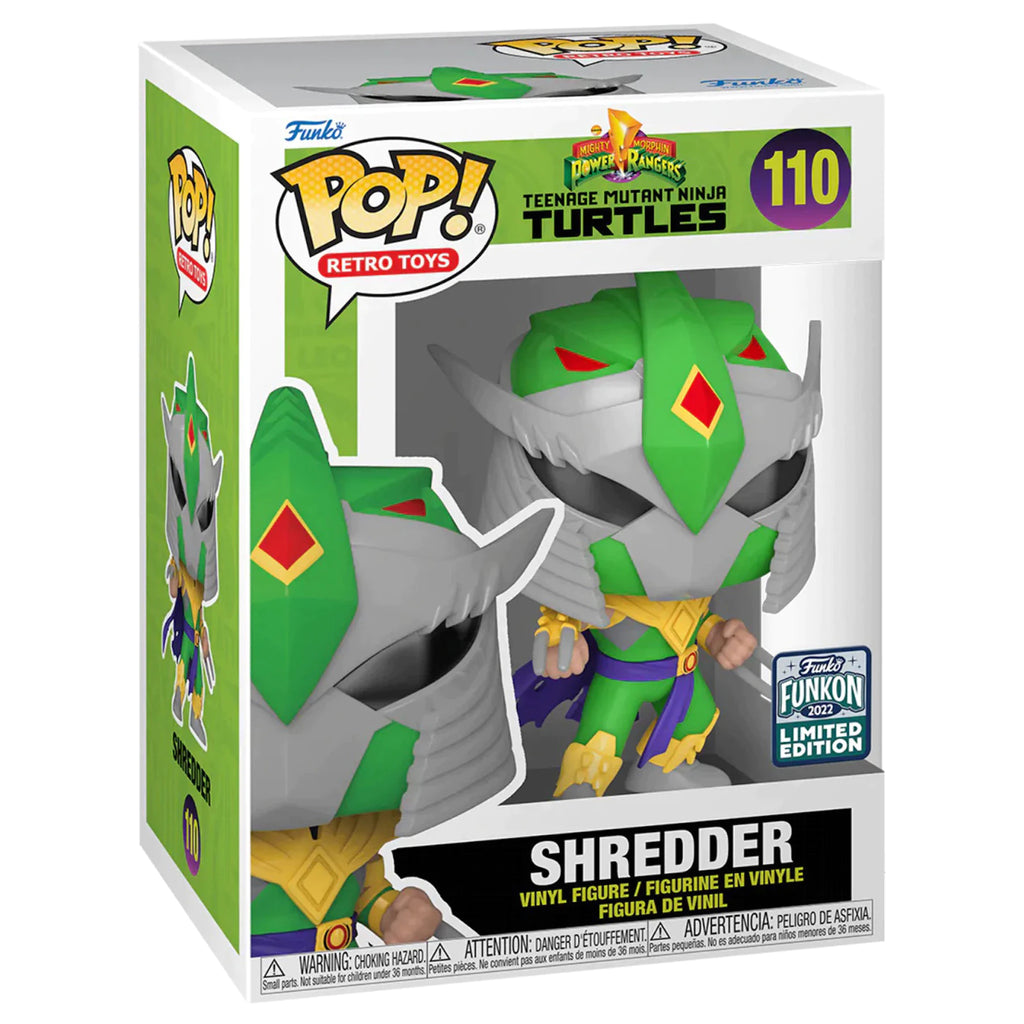 Funko POP! Shredder as Green Ranger TMNT x Power Rangers #110 [Funkon 2022]