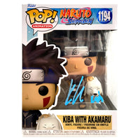 Funko POP! Kiba with Akamaru Naruto Shippuden #1194 [Autographed]