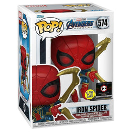 Funko POP! Iron Spider Marvel Avengers End Game #574 [Glow in the Dark Chalice Collectibles]