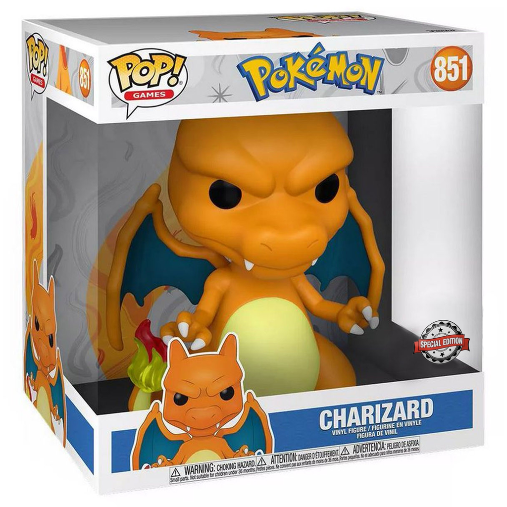 Funko POP! Charizard Jumbo 10" Pokemon #851 [Special Edition]
