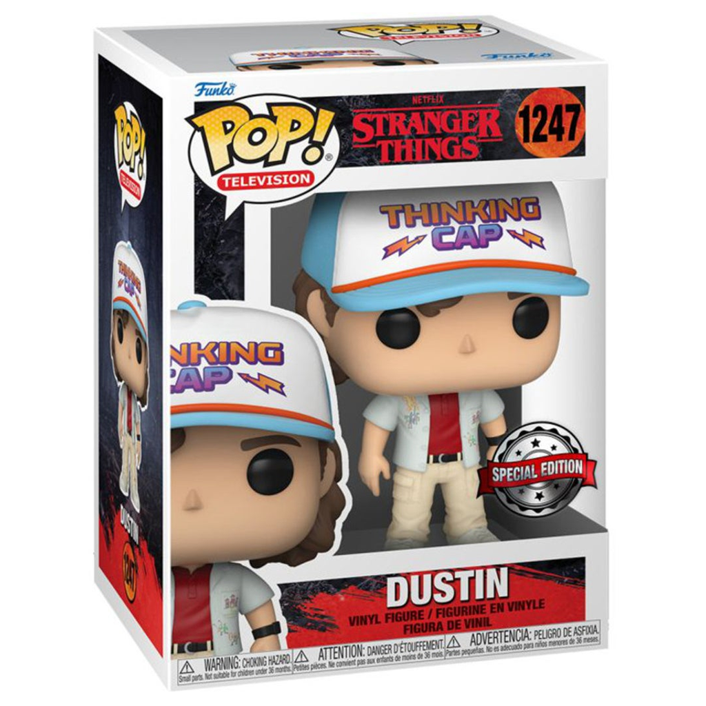 Funko POP! Dustin (Dragon Shirt) Netflix Stranger Things #1247 [Special Edition]
