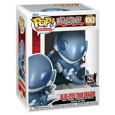 Funko POP! Blue Eyes Toon Dragon Yu-Gi-Oh! #1062 [25 Anniversary Sticker]