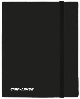 Card Armor 9 Pocket Black Binder | Toy Temple Card Armor 9 Pocket Black Binder | Toy Temple