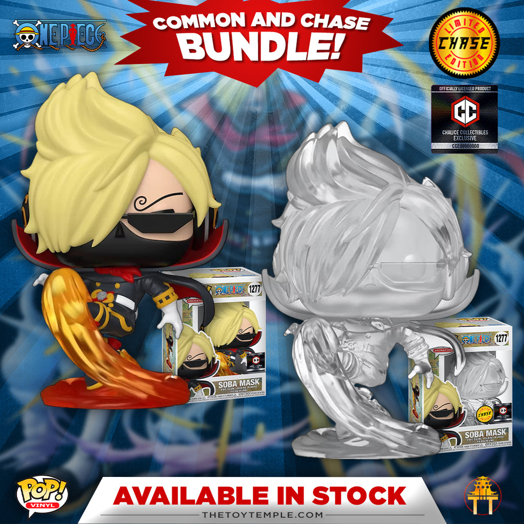 Funko POP! Soba Mask One Piece #1277 [Chalice Collectibles] [Common and  Chase Bundle]